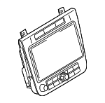 7P6919603L - Electrical: Display Unit for Volkswagen: Touareg Image