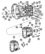 5143603AA - Manual Transmission 6 Speed: Clutch Housing for Mopar Image