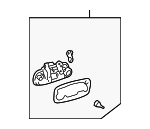 6922002030 - : Corolla Outer Door Handle | Driver Side Front Door for Toyota: Corolla Image