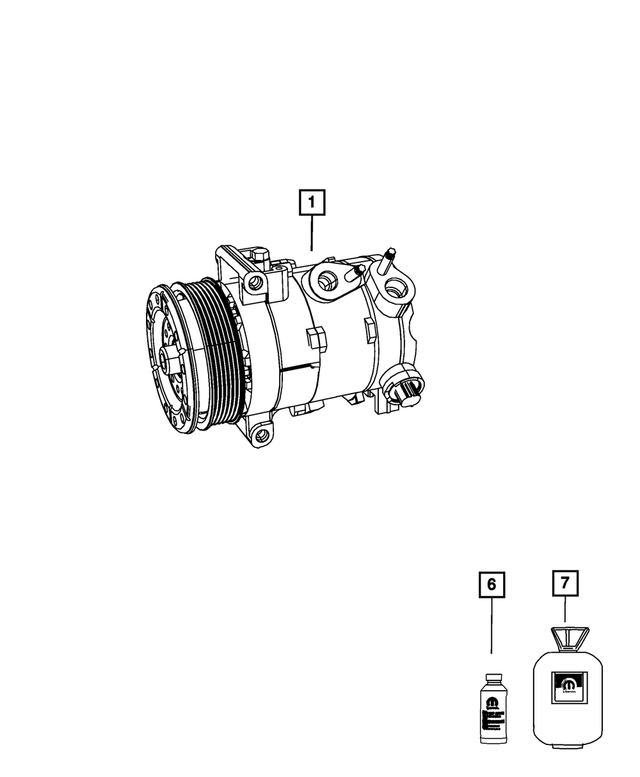 82300102AC - Air Conditioners and Heaters: A/c Compressor Lubricant for Mopar Image