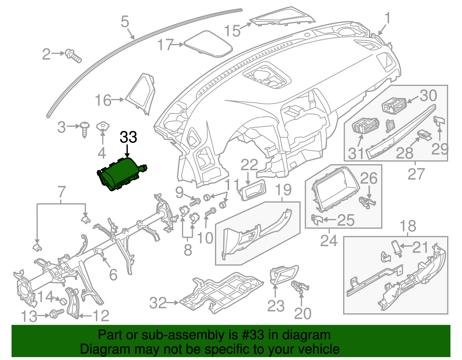 KA0G-57-K50D - Passenger Inflator Module 2016 Mazda CX-5 | Florida ...