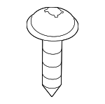 W20164999 - Body: Instrument Panel Screw for Mazda: 3, 5, 6, CX-3, CX-30, CX-5, CX-7, CX-70, CX-9, Millenia, MPV, MX-30 EV, MX-5 Miata, Protege, Protege5 Image