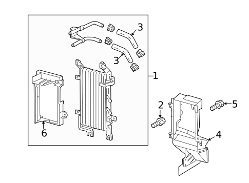 Radiators, Coolers & Related Components for 2018 Lexus LX570 #0