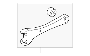 RARM4 - Suspension: Motorcraft™ Radius Arm for Ford Image