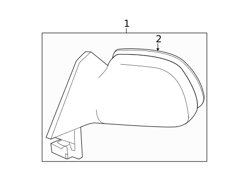 Outside Mirrors for 2008 Toyota Corolla #0