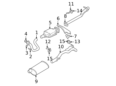 Catalytic Converter for 1995 GMC Sonoma #0