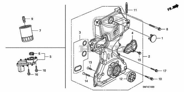 Oil Pump for 2006 Honda Civic #0