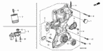 90009RNAA00 - Engine: BOLT, SPECIAL (8X65) for Honda Image