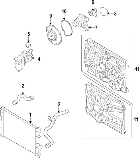 Water Pump for 2019 Volvo S90 #12