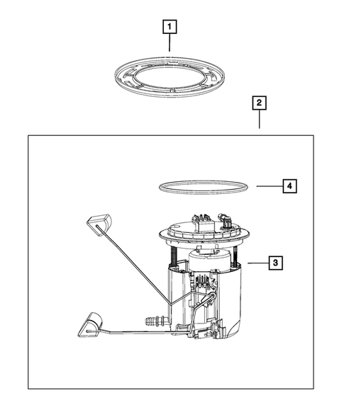 Fuel Pump and Sending Unit for 2018 Jeep Wrangler #0