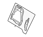 AA5Z5461018A - Body: Seat Back Frame for Lincoln: MKS, MKT Image