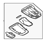 4M0947135AK6PS - : Overhead Console for Audi: Q7 Image
