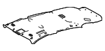 6331042460B0 - Body: Headliner for Toyota Image