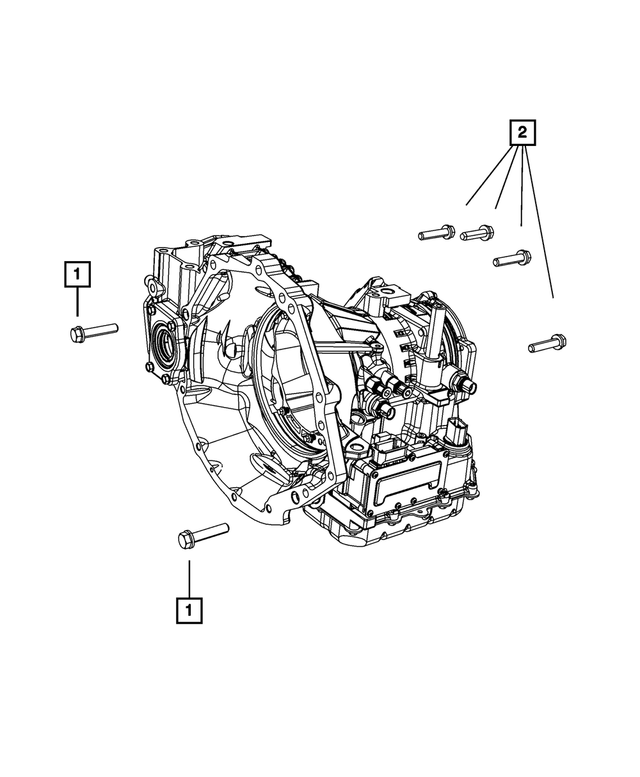 6501742 - 4-Speed; Automatic VLP Transaxle: Hex Head Bolt And Washer for Mopar Image