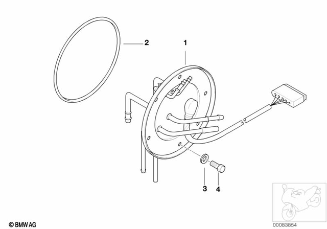 16141341008 - Fuel Supply: O-Ring -  for BMW-Motorrad Image