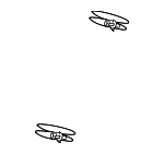 9611110750 - Engine: Clamp for Scion: iM | Toyota: C-HR, Corolla, Corolla iM, FJ Cruiser, Highlander, Matrix, Prius, Prius Plug-In, Prius V, Sequoia, Tundra Image