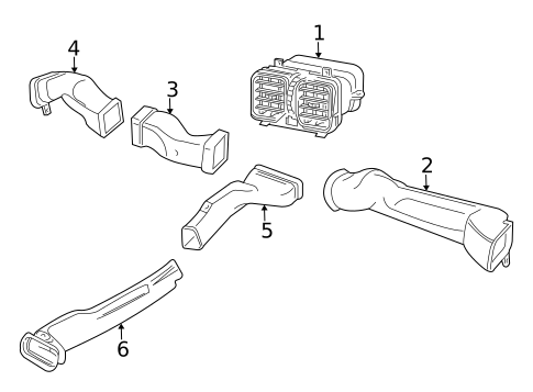 Ducts for 2005 Pontiac GTO #0