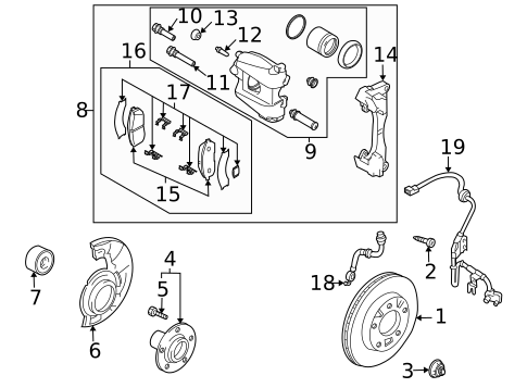 Anti-Lock Brakes for 2013 Mazda CX-9 #2