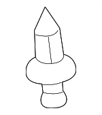 8115623000 - : Rocker Molding Clip for Isuzu Image