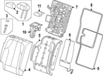 85695140 - : Seat Back Cover for GM Image