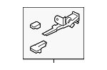 812303X010 - Body: Deck Lid Latch for Hyundai Image