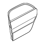 GD7A72020G - Body: Door Shell for Mazda: 626 Image