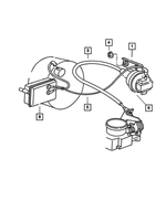 4861456AA - Fuel: Speed Control Servo Bracket for Chrysler: Town &amp; Country, Voyager | Dodge: Caravan, Grand Caravan Image