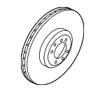 9Y0615302AH - : Disc Brake Rotor for Porsche: Cayenne Image