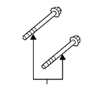 95800841100 - : Caliper Mount Bolt for Porsche: Cayenne, Panamera Image