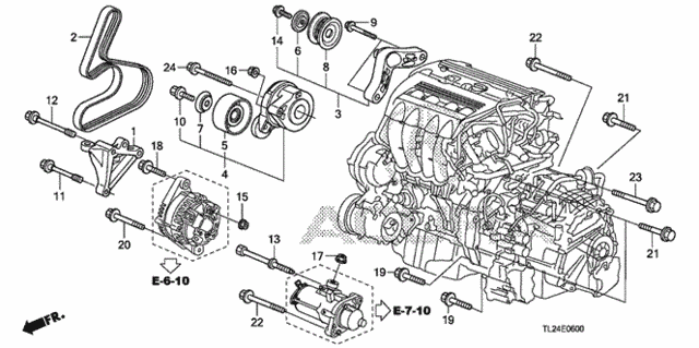 Engine Mounting Bracket for 2009 Acura TSX #0