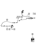 5037982AB - : Clutch M/cyl Tube for Mopar Image