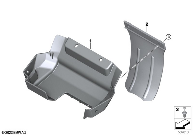 33548359968 - : Mudguard, Spring Strut for BMW-Motorrad Image