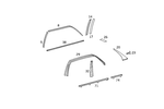 1267300922 - : Trim Strip for Mercedes-Benz: 280SEL, 300SEL, 380SEL Image