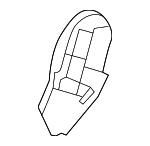25192304227E94 - Body: Seat Trim Panel for Mercedes-Benz Image