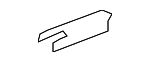 25192010867E94 - Body: Seat Track Cover for Mercedes-Benz Image