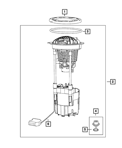 Fuel Pump and Sending Unit for 2012 Jeep Liberty #0