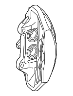 2324231401 - Brakes: Disc Brake Caliper for Mercedes-Benz Image