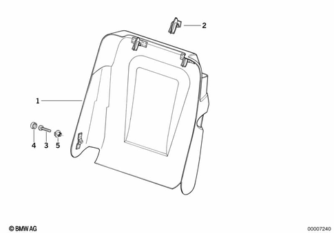 Front Seat for 1992 BMW 850Ci #14