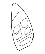 8619A047 - : Steering wheel bezel for Mitsubishi: Outlander, Outlander Sport Image