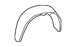 15133166 - : Wheelhouse Liner for Chevrolet: Trailblazer EXT Image