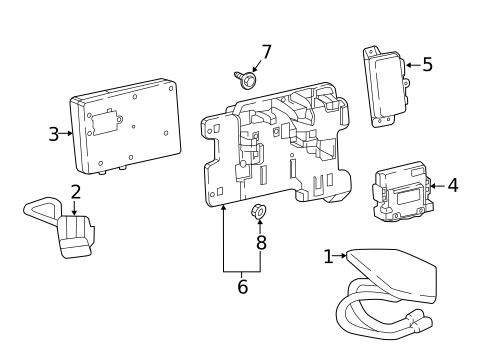 Communication System Components for 2018 Buick Enclave #0
