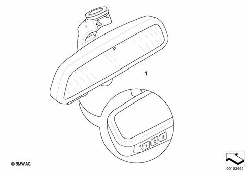 Interior Equipment Components for 2005 BMW X5 3.0i #28