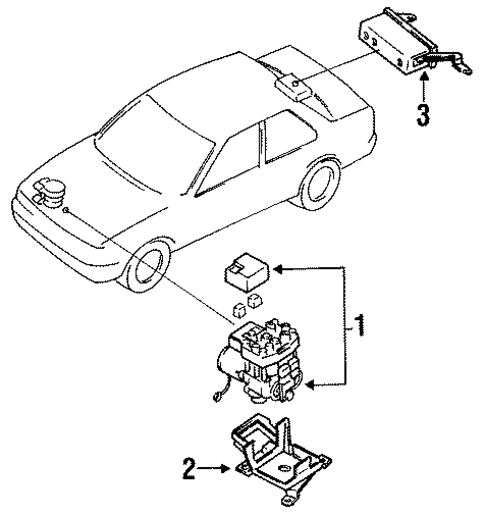 Anti-Lock Brakes for 1991 INFINITI G20 #0