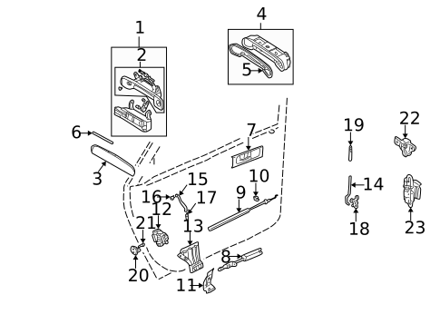 Rear Door for 2001 Audi Allroad Quattro #1