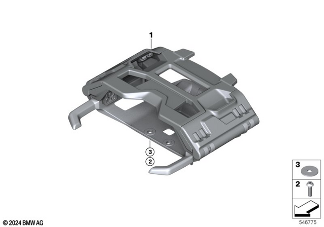 77448829574 - Luggage &amp; Storage: Luggage Rack Removable for BMW-Motorrad Image