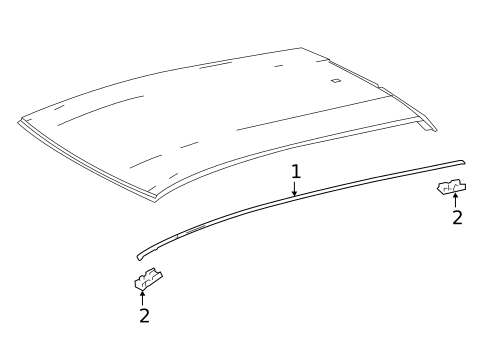 Exterior Trim - Roof for 2020 Toyota C-HR #0
