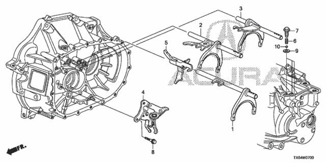 MT Shift Fork - Shift Holder for 2014 Acura ILX #0