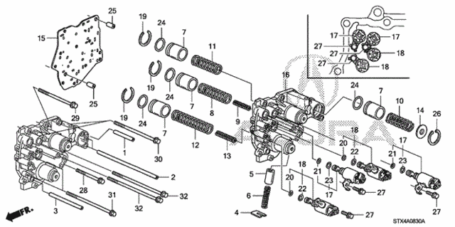 AT Accumulator Body for 2008 Acura MDX #0