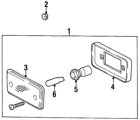 Side Marker Lamps for 1995 Toyota Land Cruiser #0
