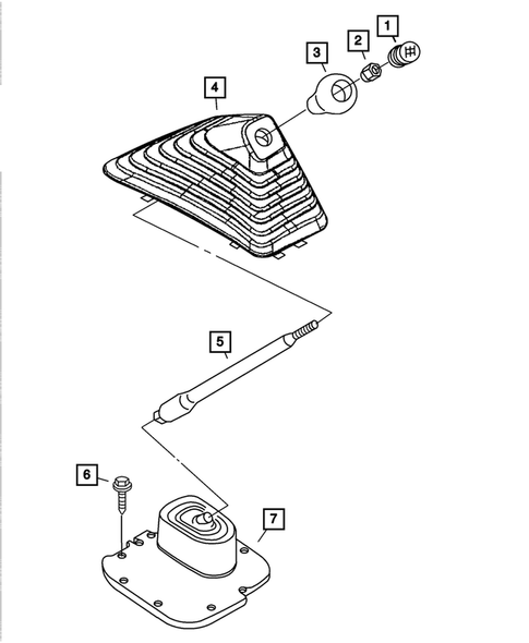 Gearshift Controls for 2004 Dodge Dakota #0